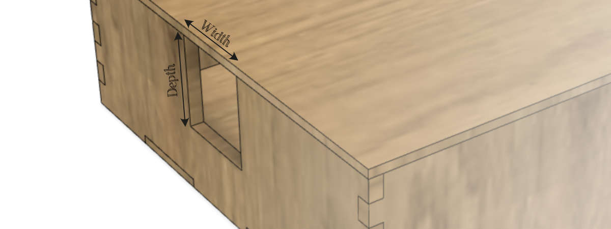 Custom plywood box neck slots explainer