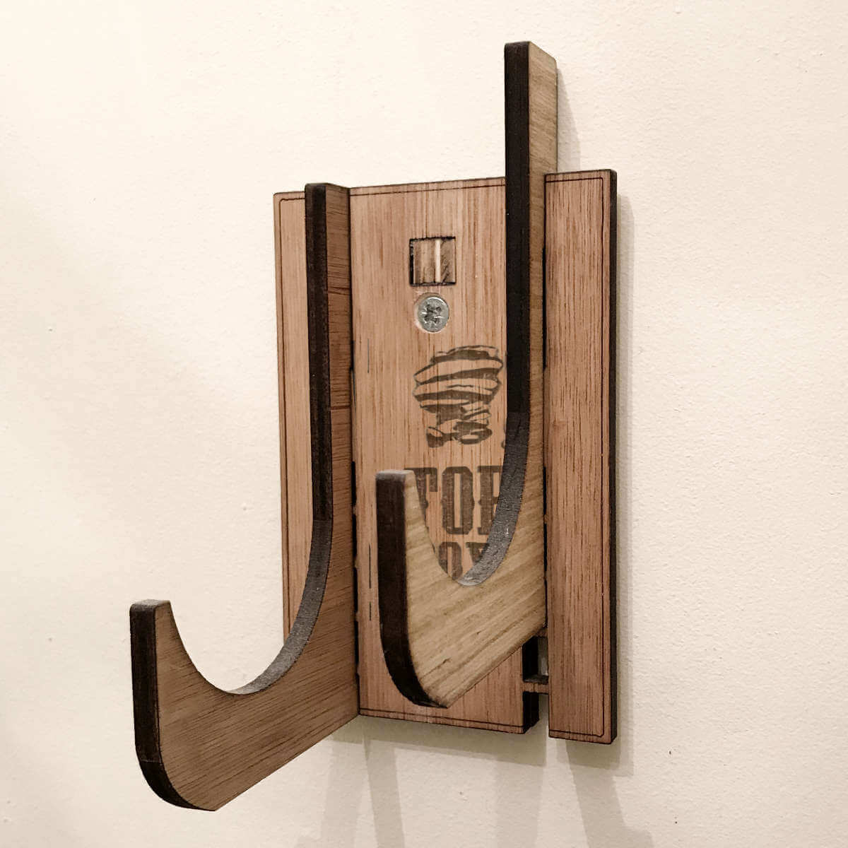 Cigar Box Guitar Wall Hanger Empty