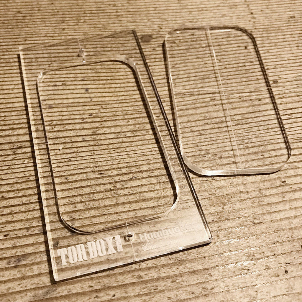 Humbucker Pickup Template