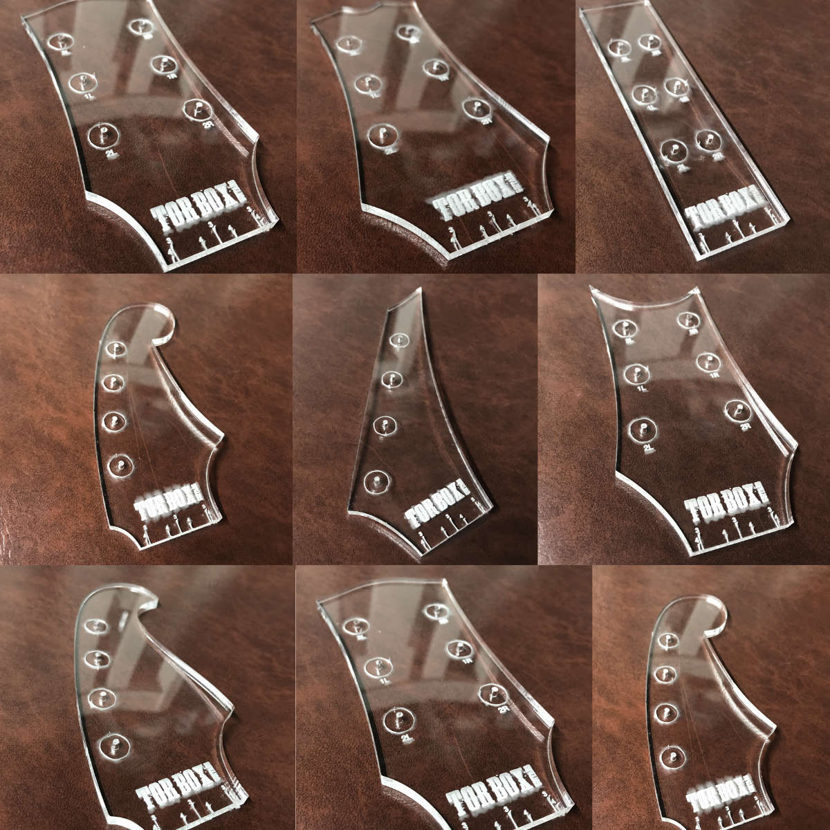 Guitar Headstock Templates