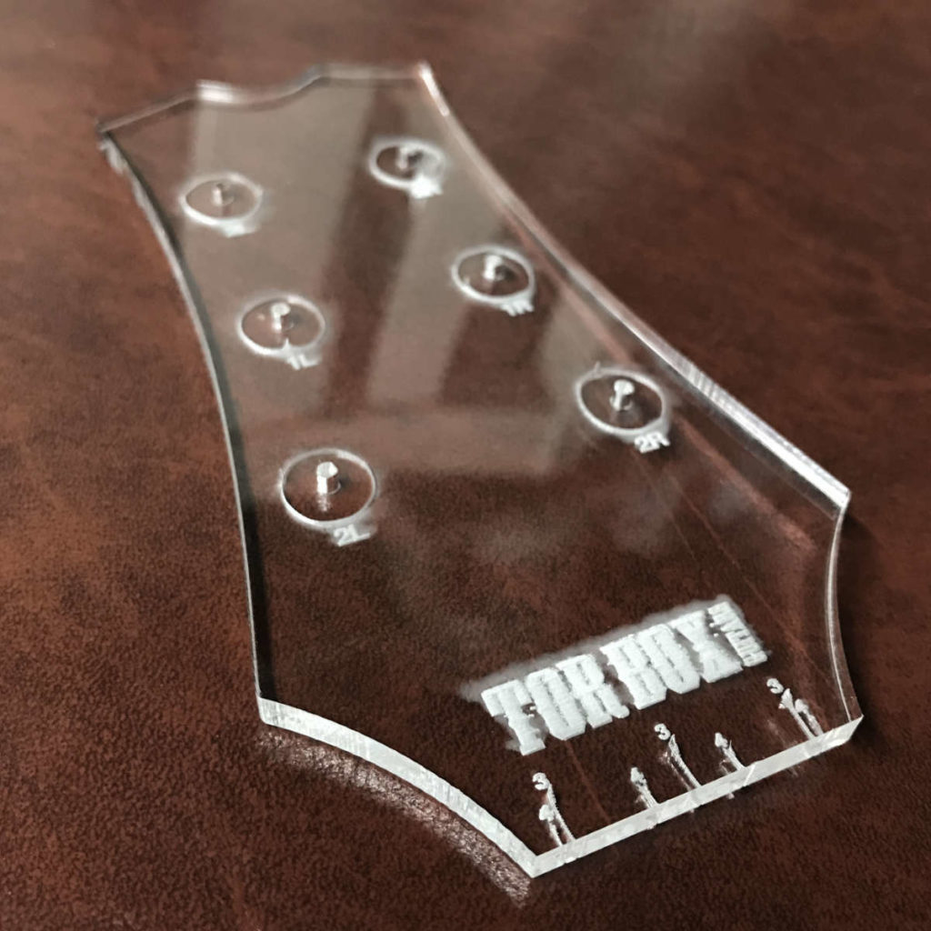 Headstock Template - Printable Templates